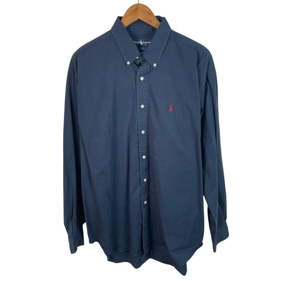 BF767 Men’s Polo Ralph Lauren Designer BLAKE Button Down Shirt XL - Picture 1 of 4